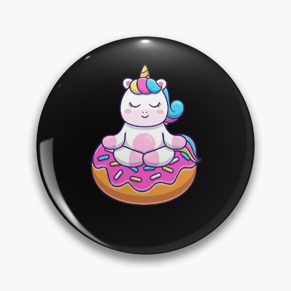 Artikelvorschau, Einhorn-Meditations-Donut Internationaler Yoga-Tag entworfen und verkauft von teltvitossuilea.
