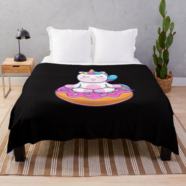 Item preview, Unicorn Meditation Donut International Yoga Day designed and sold by teltvitossuilea.