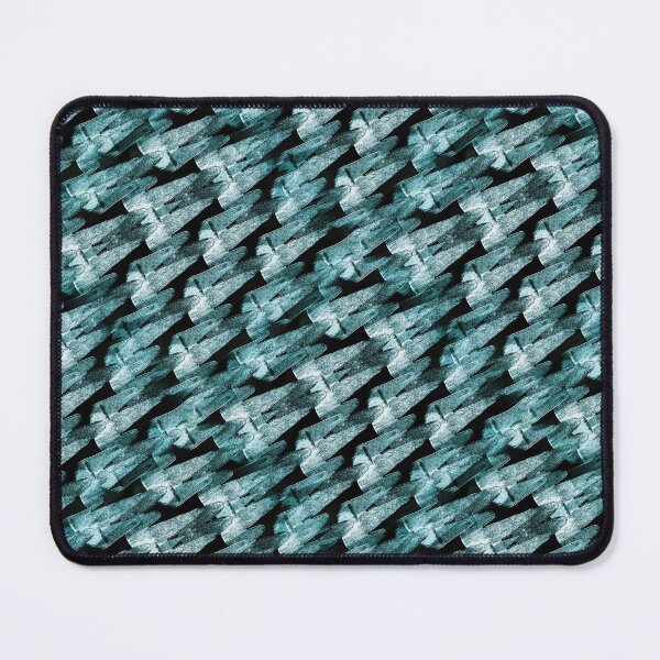 Item preview, Abstract Diagonal Mountain Landscape Pattern in Teal designed and sold by Artistestella.