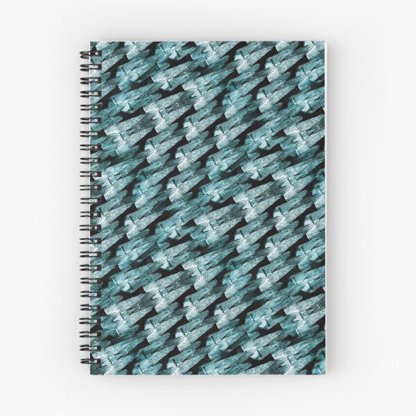 Item preview, Abstract Diagonal Mountain Landscape Pattern in Teal designed and sold by Artistestella.