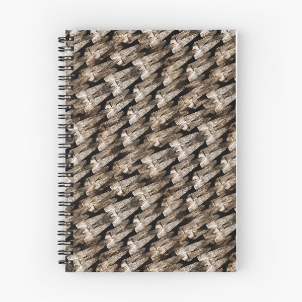 Item preview, Abstract Diagonal Mountain Landscape Pattern in Brown designed and sold by Artistestella.