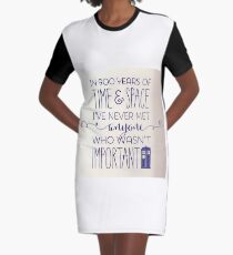 Dr Who Graphic T-Shirt Dress