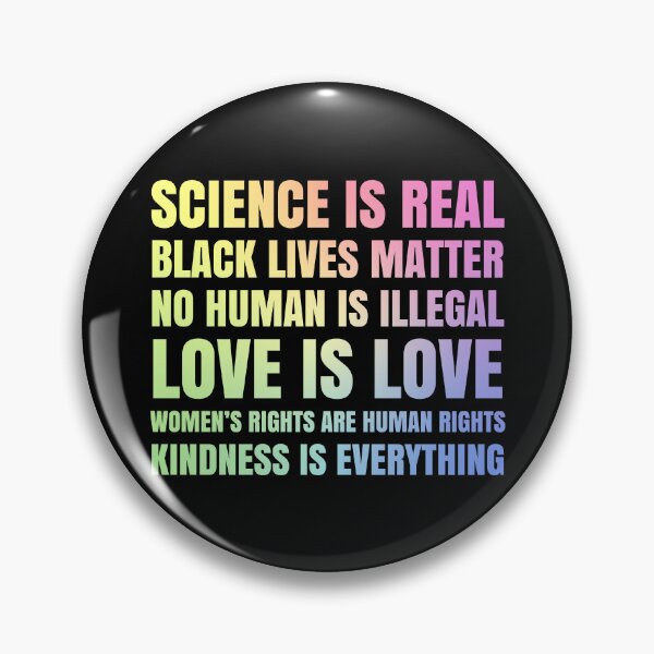 Item preview, Science Is Real Black Lives Matter No Human Is Illegal Protest Graphic Design designed and sold by ScienceCorner.