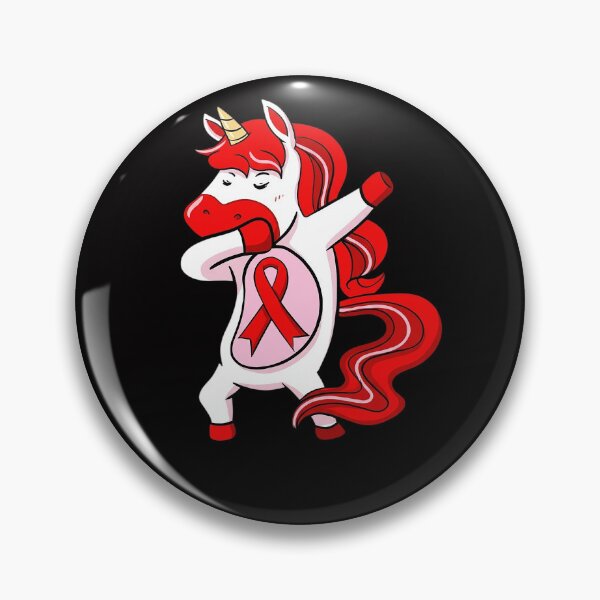 Item preview, Dabbing Unicorn Red Ribbon HIV AIDS Awareness Support Day designed and sold by teltvitossuilea.