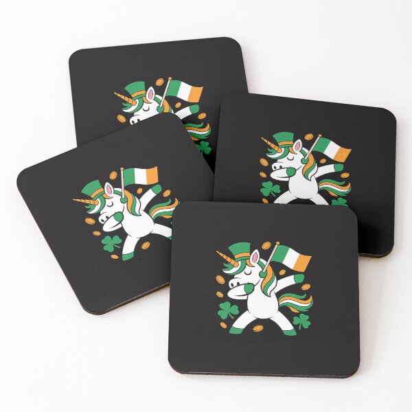 Item preview, St Patrick's Day Unicorn Dabbing Irish Flag designed and sold by teltvitossuilea.
