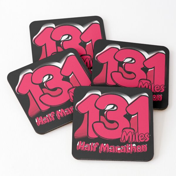 Item preview, Half Marathon 13.1 Miles Running Achievement - Poland- Power Pink designed and sold by NineSevenFour.
