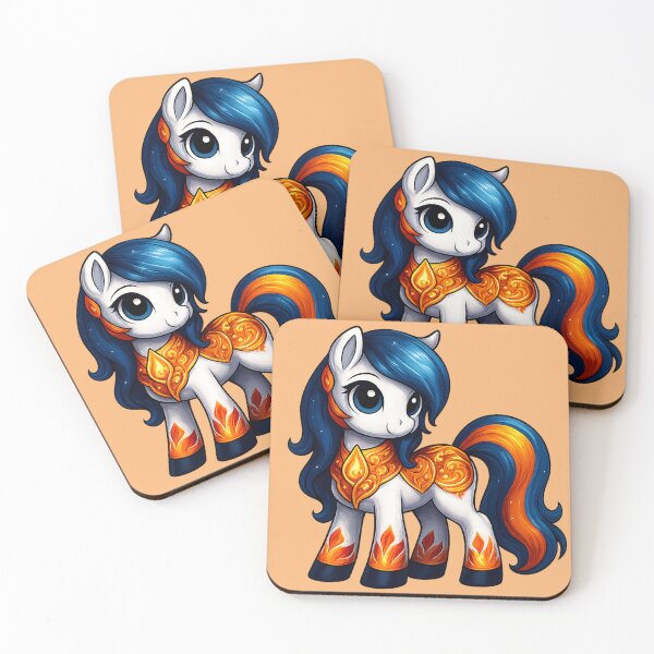 Item preview, Chibi Fire Horse, Sparky Little Horse. designed and sold by Zofia Sosnecka.