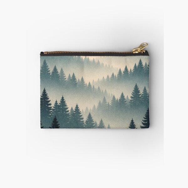 Item preview, Pine Forest Mist Horizon designed and sold by kurtulushstudio.