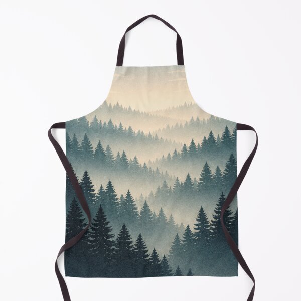 Item preview, Pine Forest Mist Horizon designed and sold by kurtulushstudio.