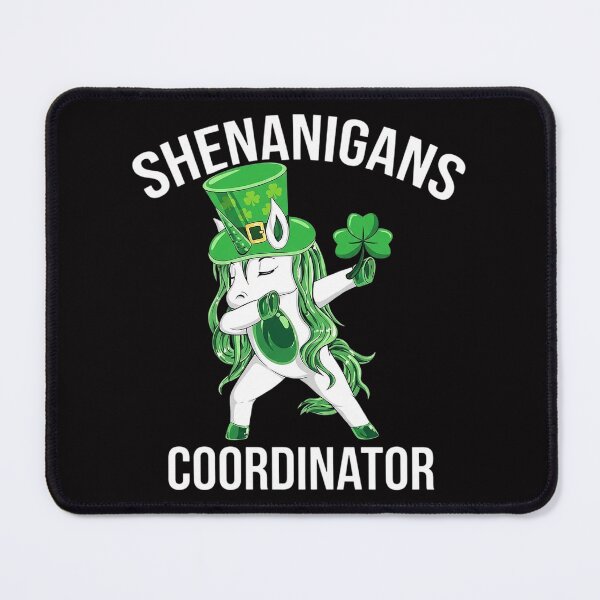Item preview, Shenanigans Coordinator Unicorn Shamrock St Patrick's Day designed and sold by teltvitossuilea.