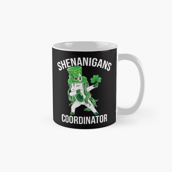 Item preview, Shenanigans Coordinator Unicorn Shamrock St Patrick's Day designed and sold by teltvitossuilea.