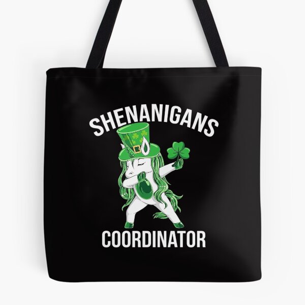 Item preview, Shenanigans Coordinator Unicorn Shamrock St Patrick's Day designed and sold by teltvitossuilea.