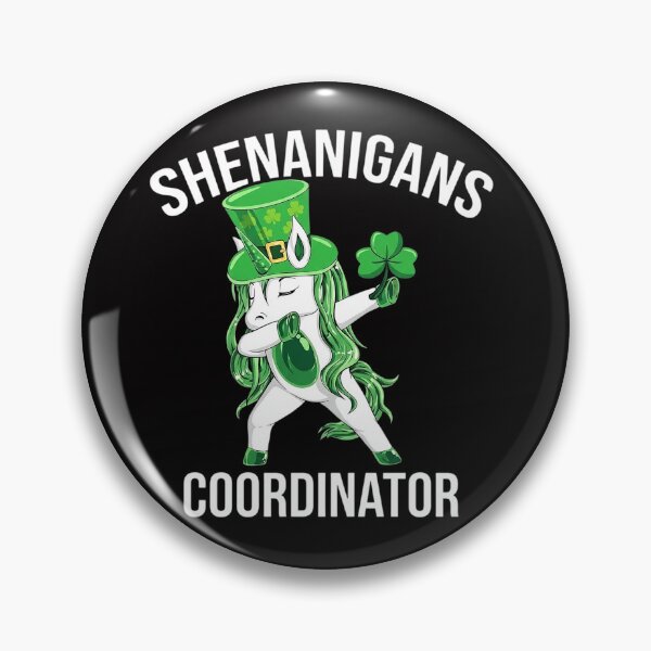 Item preview, Shenanigans Coordinator Unicorn Shamrock St Patrick's Day designed and sold by teltvitossuilea.