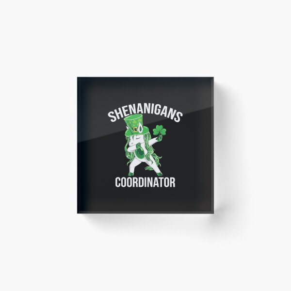 Item preview, Shenanigans Coordinator Unicorn Shamrock St Patrick's Day designed and sold by teltvitossuilea.
