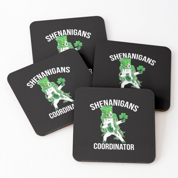 Item preview, Shenanigans Coordinator Unicorn Shamrock St Patrick's Day designed and sold by teltvitossuilea.