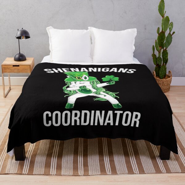 Item preview, Shenanigans Coordinator Unicorn Shamrock St Patrick's Day designed and sold by teltvitossuilea.