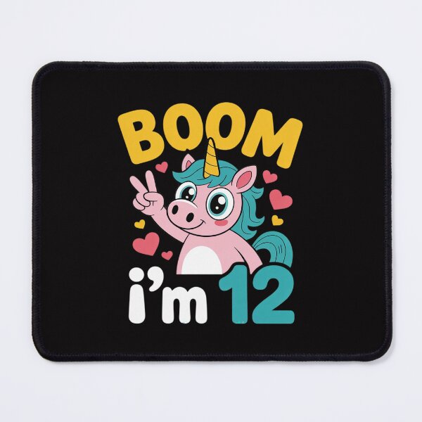 Item preview, Farting Unicorn 12 Birthday Boom I Am 12 Year Birthday Girls designed and sold by teltvitossuilea.