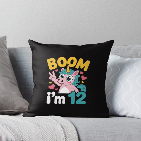 Item preview, Farting Unicorn 12 Birthday Boom I Am 12 Year Birthday Girls designed and sold by teltvitossuilea.