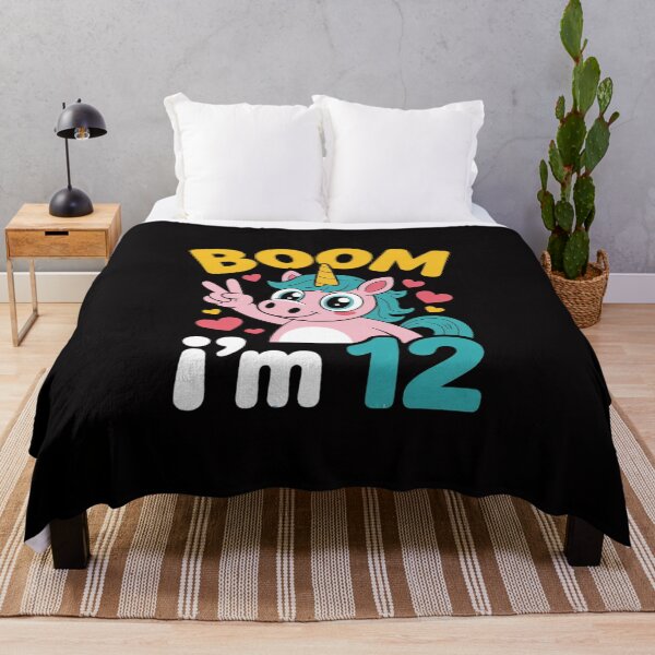 Item preview, Farting Unicorn 12 Birthday Boom I Am 12 Year Birthday Girls designed and sold by teltvitossuilea.