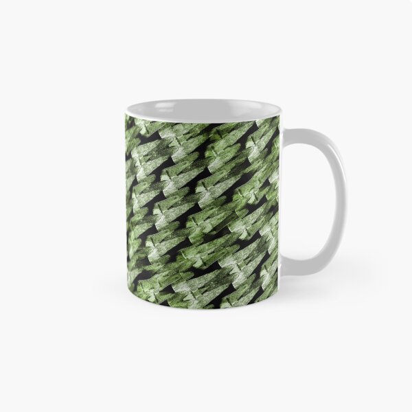 Item preview, Abstract Diagonal Mountain Landscape Pattern in Green designed and sold by Artistestella.