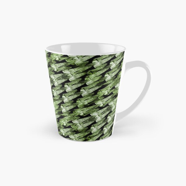 Item preview, Abstract Diagonal Mountain Landscape Pattern in Green designed and sold by Artistestella.