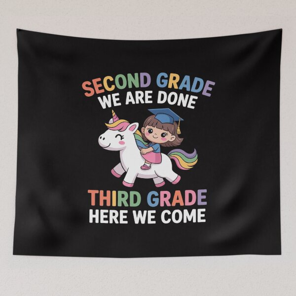 Item preview, Second Grade We Are Done Unicorn Last Day Of School Girls designed and sold by teltvitossuilea.