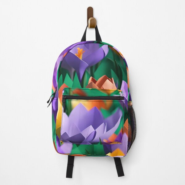 Item preview, Origami Art - Saffron Symphony: A Meadow of Crocus Blooms designed and sold by ArtfulFolds.