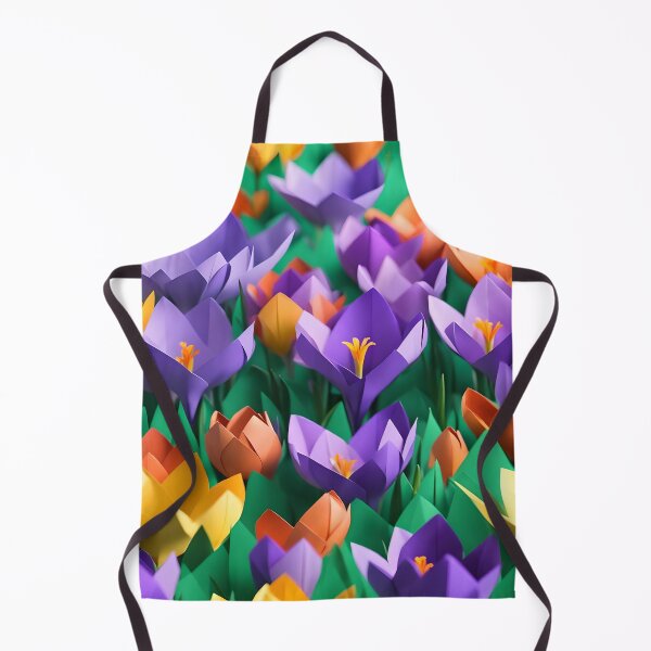 Item preview, Origami Art - Saffron Symphony: A Meadow of Crocus Blooms designed and sold by ArtfulFolds.