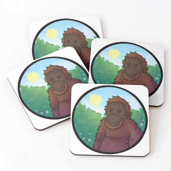 Item preview, female orangutan in the forest designed and sold by Melia-Art.