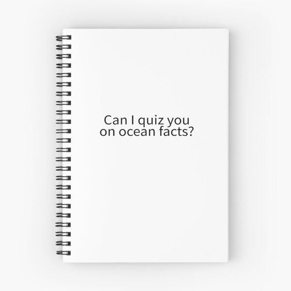 Item preview, Can I Quiz You on Ocean Facts Funny Saying Quote Gift designed and sold by PrintItStudio.