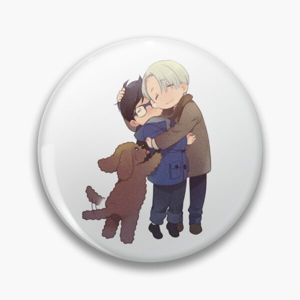 Item preview, Victor and Yuri Ice Skaters Love with Dog designed and sold by Oniyasha.