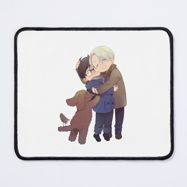Item preview, Victor and Yuri Ice Skaters Love with Dog designed and sold by Oniyasha.