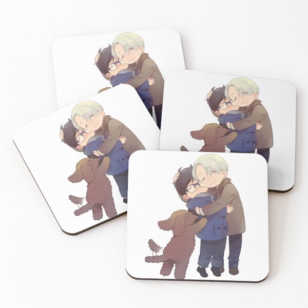 Item preview, Victor and Yuri Ice Skaters Love with Dog designed and sold by Oniyasha.