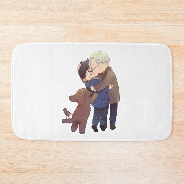 Item preview, Victor and Yuri Ice Skaters Love with Dog designed and sold by Oniyasha.