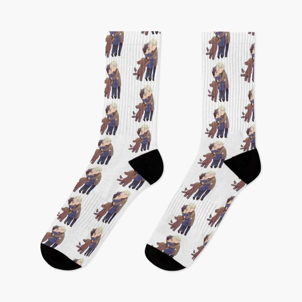 Item preview, Victor and Yuri Ice Skaters Love with Dog designed and sold by Oniyasha.