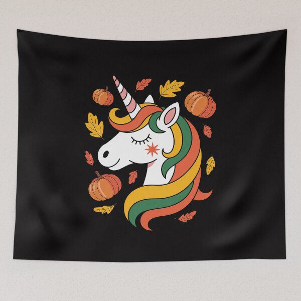 Item preview, Unicorn Thanksgiving Day Cute Pumpkin Pie Turkey Fall Autumn designed and sold by teltvitossuilea.