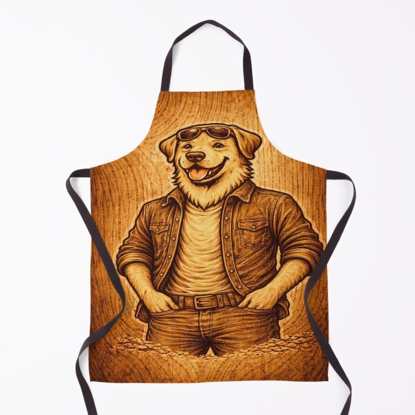 Item preview, Labrador Dad Woodcraft Engraved Portrait designed and sold by PawPrintCustom.