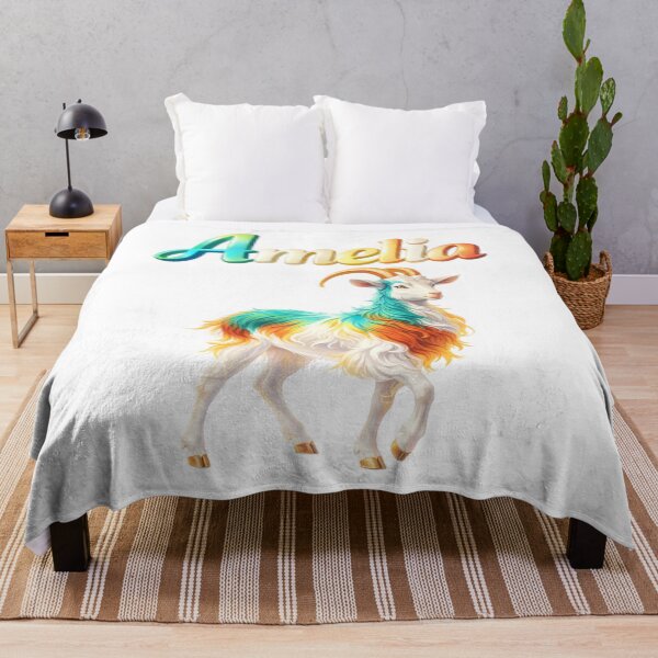 Item preview, Amelia Year of the Goat Eastern Zodiac Harmony Creativity Design designed and sold by AlexLineArt.