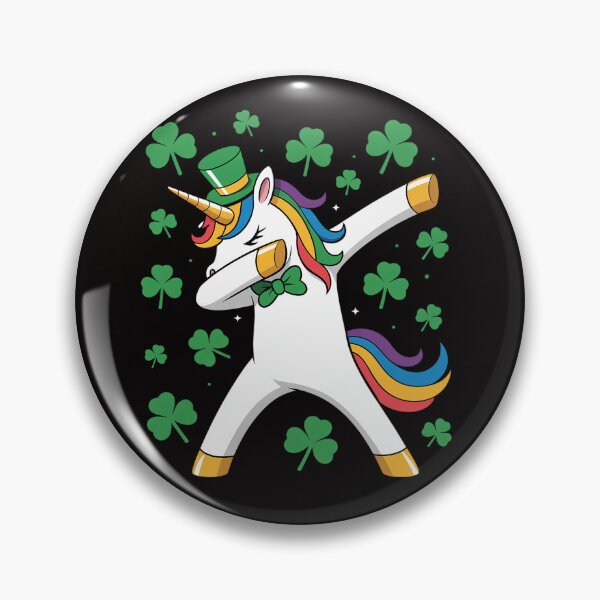 Item preview, Cute Irish Unicorn Dab Dancer St. Patrick's Day Girls Women designed and sold by chaeningplan.