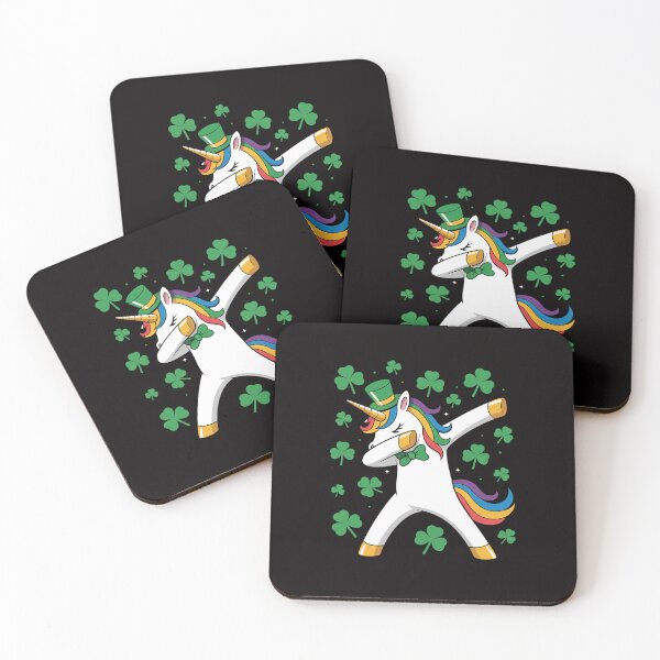 Item preview, Cute Irish Unicorn Dab Dancer St. Patrick's Day Girls Women designed and sold by chaeningplan.