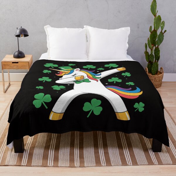 Item preview, Cute Irish Unicorn Dab Dancer St. Patrick's Day Girls Women designed and sold by chaeningplan.