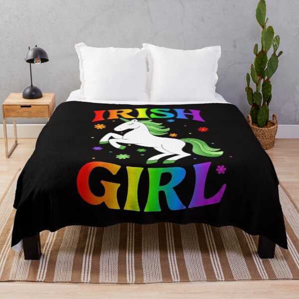 Item preview, Irish Girl Unicorn St. Patrick’s Day designed and sold by chaeningplan.