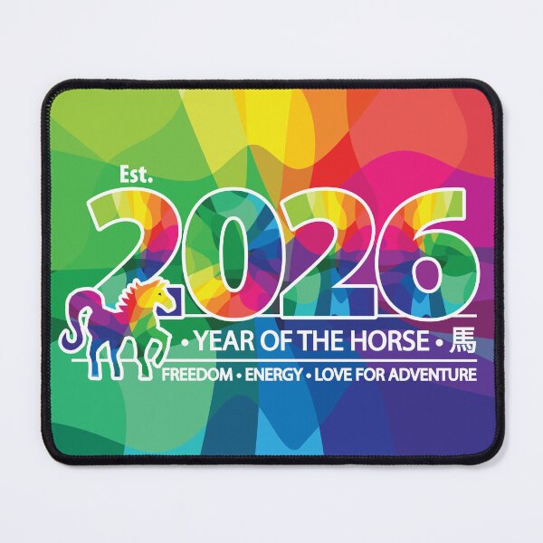 Item preview, Birthday Established 2026 Happy Year of The Horse Chinese Zodiac designed and sold by PCStudio57.