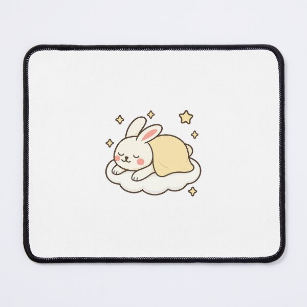 Item preview, Sleepy Bunny on Cloud with Blanket designed and sold by CalmCraft Art.