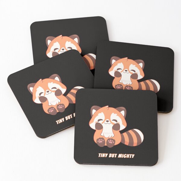Item preview, Tiny But Mighty Red Panda Kawaii Cute Meme designed and sold by AnimalMemeHub.