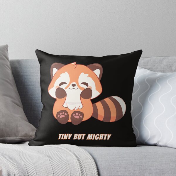 Item preview, Tiny But Mighty Red Panda Kawaii Cute Meme designed and sold by AnimalMemeHub.