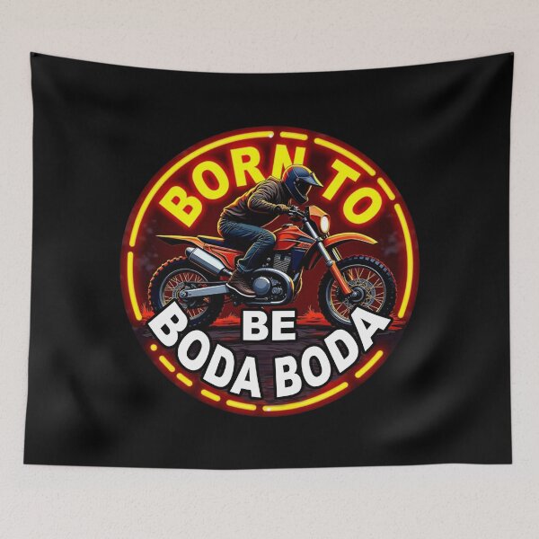 Item preview, Born to be Boda Boda; Motorcycle Culture; designed and sold by StickerApe.