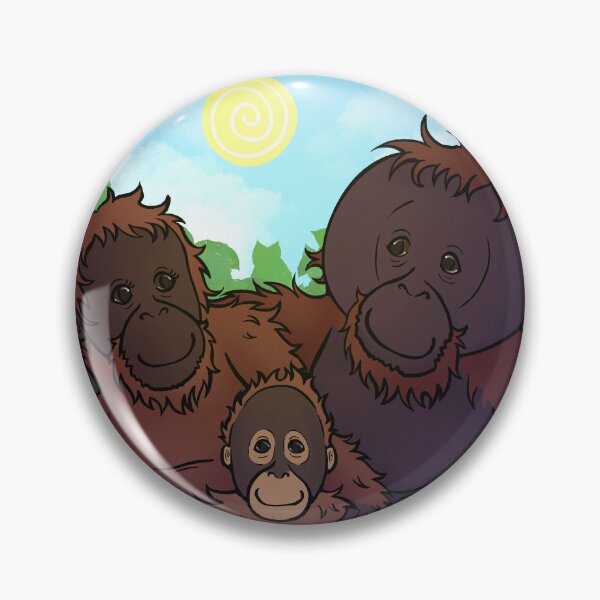Item preview, orangutan family designed and sold by Melia-Art.
