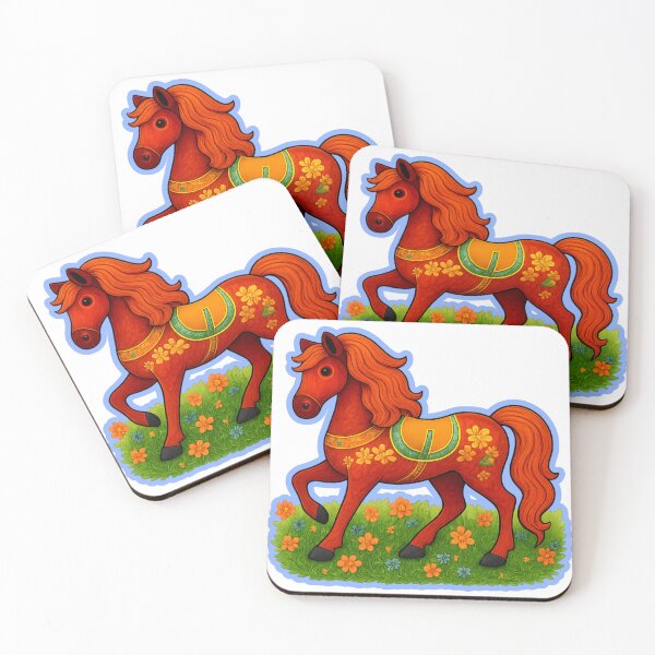 Item preview,  Chibi Fire Horse, Sparky Little Horse. designed and sold by Zofia Sosnecka.