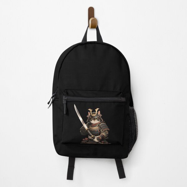 Item preview, CAT Japan kawaii Samurai cat warrior holding a katana designed and sold by Uglyandcute.